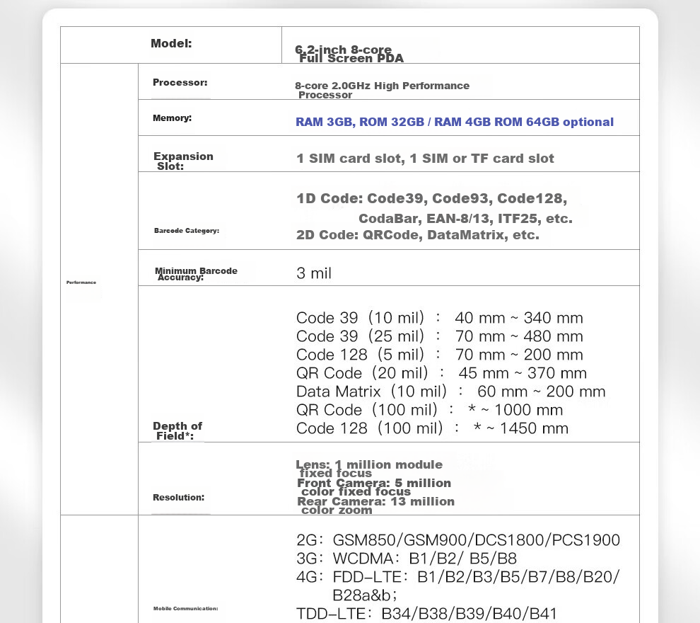 Haikangwei Data Collection Terminal PDA, Industrial Handheld Terminal, Barcode Scanner, Warehouse Logistics Express Inventory Machine, MV-IDP5102/SE2&32 14