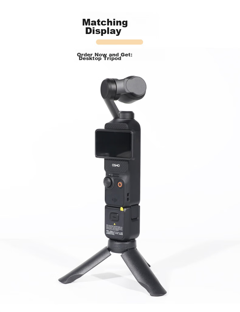 Qiye Storage Bag, Suitable for DJI Pocket 3 Camera, Osmo Gimbal, Pocket 4, Shockproof Hard Shell Carrying Case, Tripod Stand 4