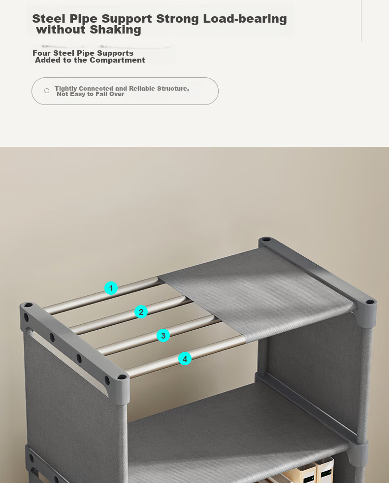 Jialiren Floor-Standing Bookshelf, Student Desktop Simple Bookshelf, Dormitory And Home Multi-Functional Storage Rack 8