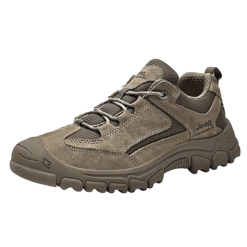 JEEP Hiking Shoes for Men, Outdoor Non-Slip Wear-Resistant Training Shoes, Sports Running Shoes, Men's Off-Road Mountaineering Boots 1260