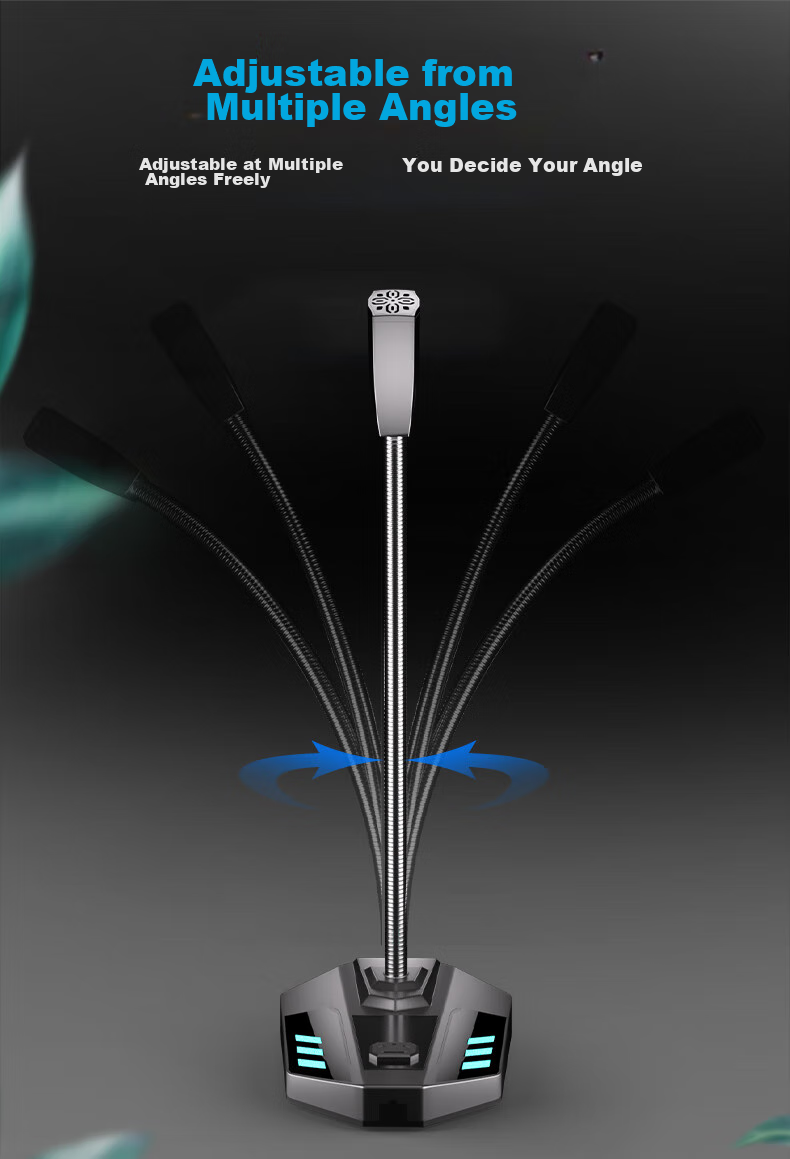SAST OK-63 Computer Microphone, Desktop And Laptop Gaming Voice, Desktop Conference, Condenser, Live Streaming Host, PUBG, Version 3.5 4