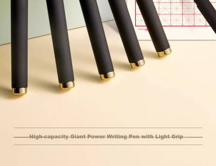 Liupintang 0.7mm Gel Pen Refill, Black Ink, Thick Tip, Hard Pen for Calligraphy Practice, Signature Pen, Business High-Quality Black Pen, Water-Based Pen for Exams, Large Capacity Adult Writing Practice Pe 2