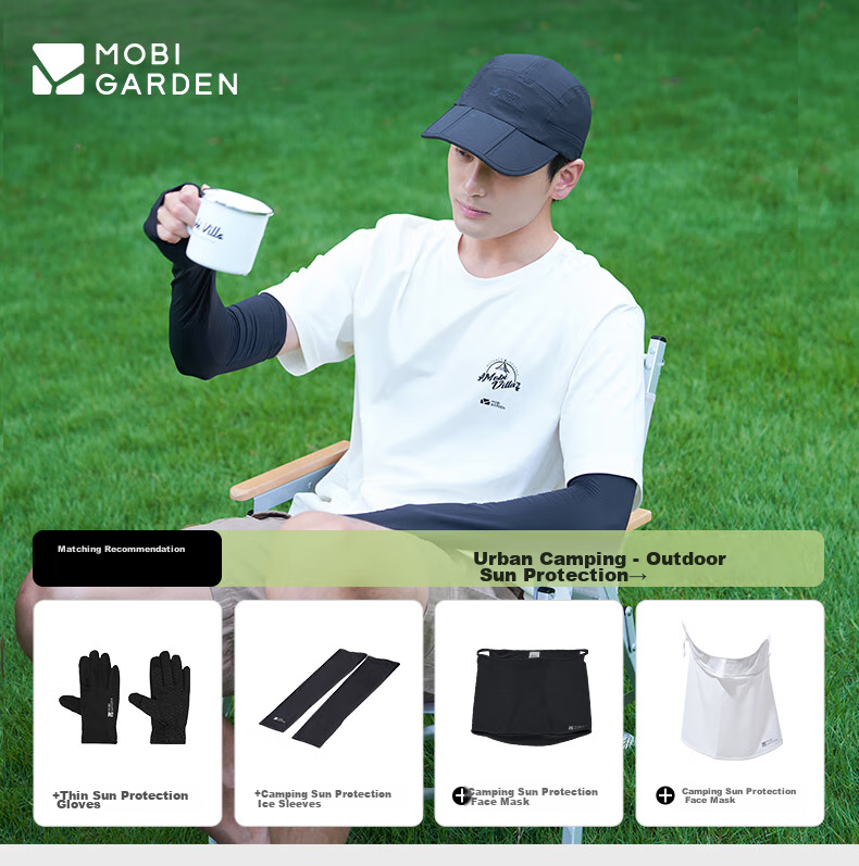MOBIGARDEN Baseball Cap, Outdoor Sun Hat for Men And Women, UV Protection Hat, NX23208001, Night Black 2