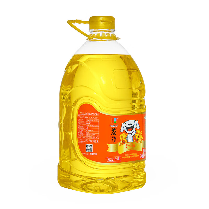苍茫谣（CangmangYao）【保真菜籽油】芥花油非转基因低芥酸4.11L食用油呼伦贝尔农垦