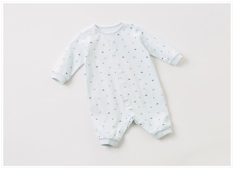 DAVE & BELLA Unisex Baby Romper Spring and Autumn Cotton Newborn Jumpsuit Infant Crawling Suit Baby Onesie 9