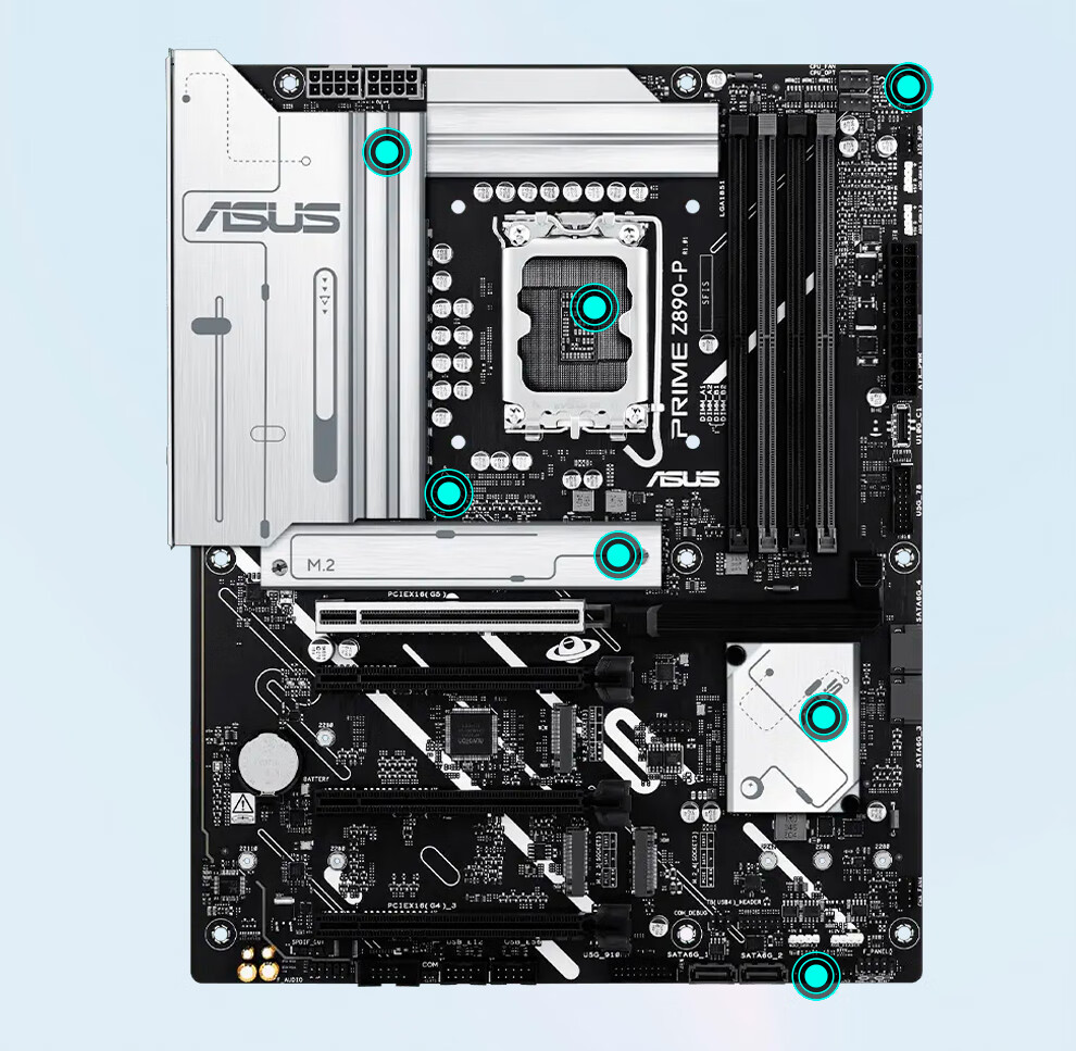 ASUS ProArt Z890-CREATOR WIFI Creative Motherboard Supports CPU 285K/265K/270K (Intel Z890/LGA 1851) 11
