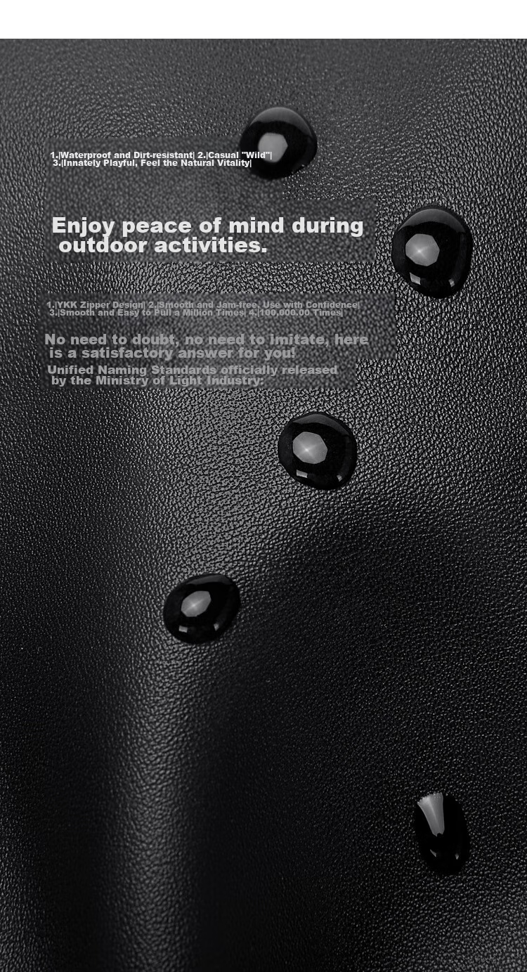 GOLF Backpack for Men, Casual Soft Leather Backpack, Laptop Bag for Students, Flip-Top Travel Outdoor Business Sports Backpack 4