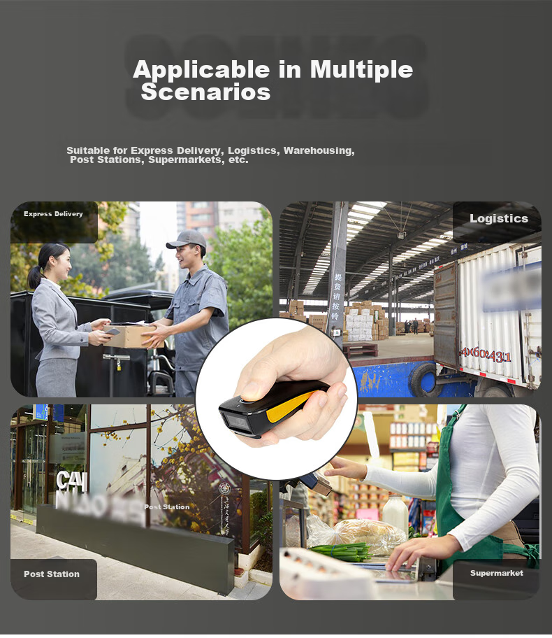 NTEUMM NETUM Wireless 2D Bluetooth Scanner for Supermarkets, Payment Collection, Cashier, Invoice Scanning, Barcode Universal Express Logistics Inquiry Scanner C750 3