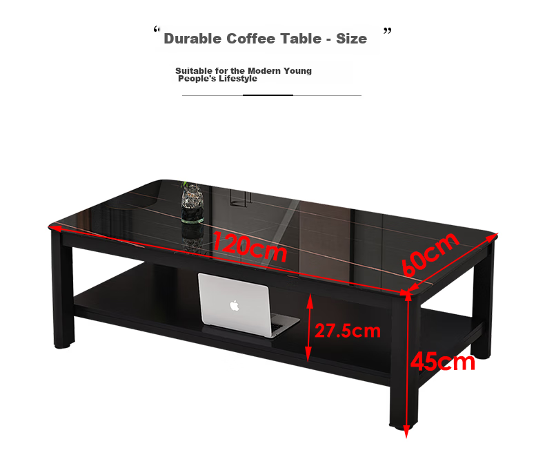 Fanshe Coffee Table, Living Room Tea Table, Office Coffee Table, Small Apartment Glass Sofa Table, Modern Minimalist Tea Table 21