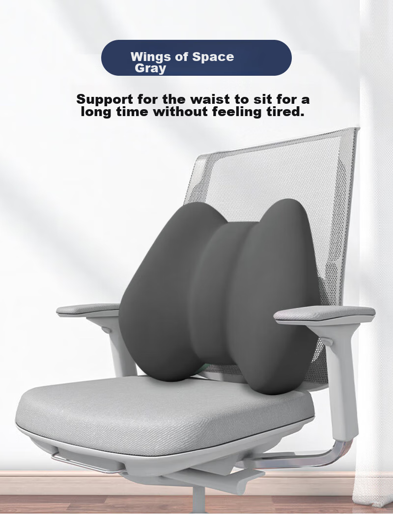 FOOJO Lumbar Support Cushion for Office, Long Sitting Back Support Pad, Car Seat Back Support Pillow, Corporate Gift Purchase 1