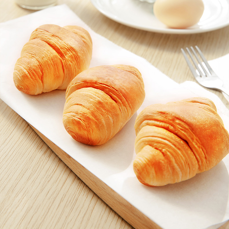 来伊份牛角面包630g可颂蛋糕早餐面包手撕面包整箱吐司糕点点心休闲零食