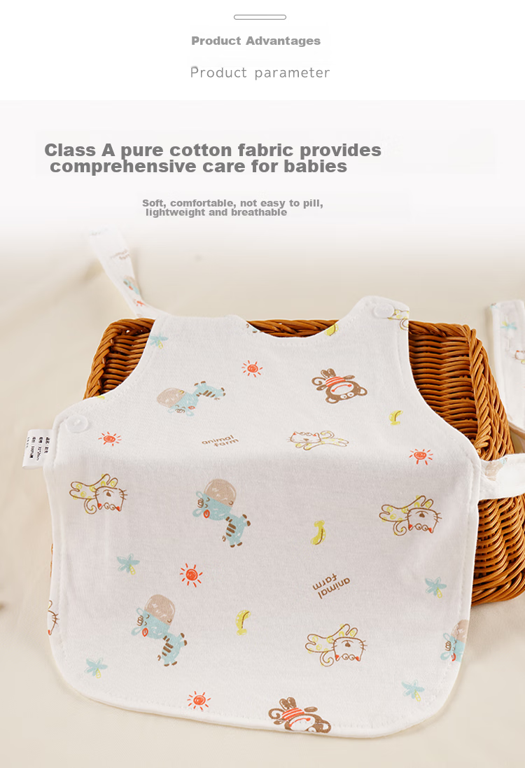 9I9 Baby Belly Cover, Pure Cotton Infant Onesie Sleep Bag, Belly Wrap, Newborn Sleeping Protection, Anti-Cold, Adjustable 3
