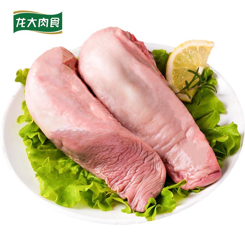 龙大肉食 猪舌1斤 猪舌头冷冻猪舌头熟食原料卤猪舌 酱卤食材 猪肉生鲜
