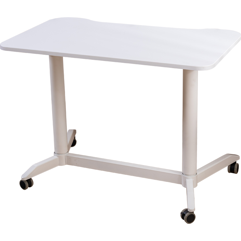 ECOLUS ERGODESK Height Adjustable Computer Desk, Movable Office And Home Study Table, Pneumatic Lift LST825WT