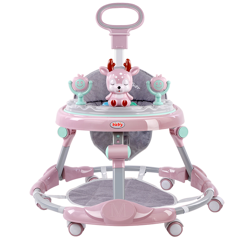 ANGI BABY Multifunctional Anti-Rollover Baby Walker for 6-18 Months, Toddler Learning to Walk, Boys And Girls Can Sit, Walking Aid