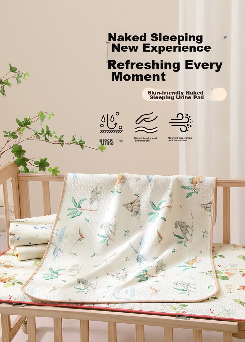 JOYNCLEON Waterproof Washable Breathable Large Size Bed Pad for Infants And Children, 2-Pack, 50*70cm, Jgn147396 1