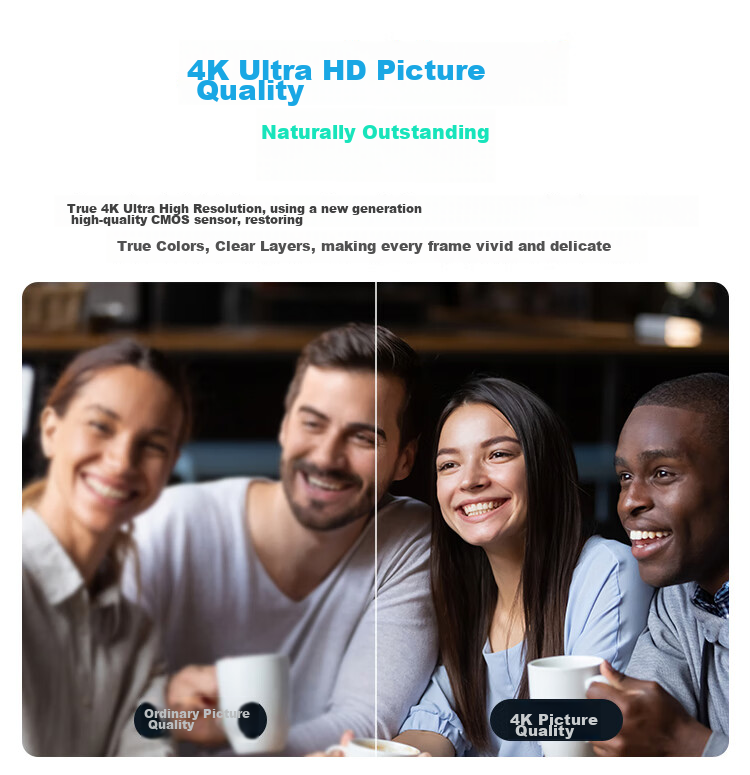 HIKVISION Live Streaming Camera, 4K Ultra HD Camera with 8x Zoom, Vertical Screen, Network Entertainment, Anchor Douyin Beauty Live Streaming And E-Commerce Equipment U168R 5
