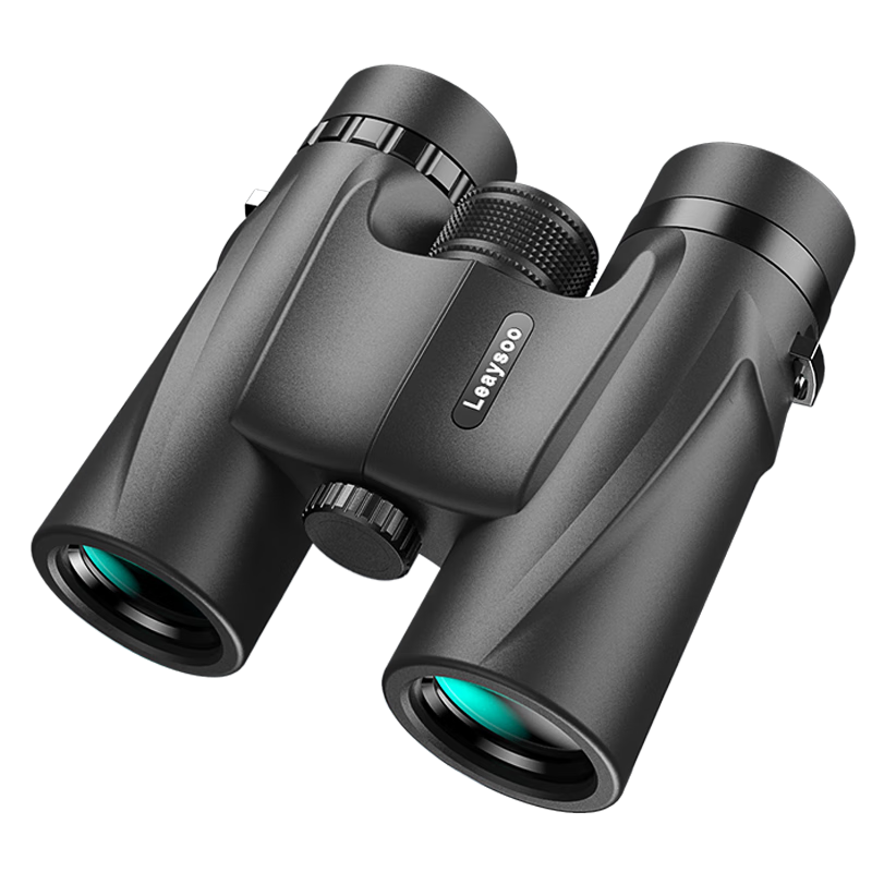 Leaysoo 10X32 Binoculars, Black High-Definition High-Magnification Night Vision Portable Waterproof Large Telescope for Concerts