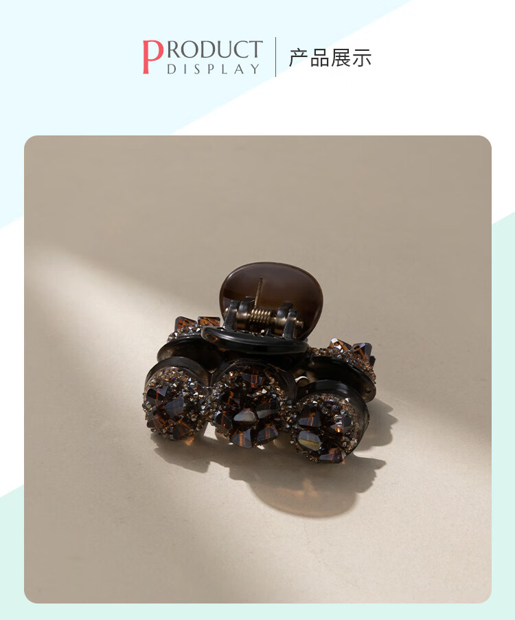 CHIMERA Light Luxury Princess Hair Claw Clip, Bangs Clip, Side Clip, Hairpin, Hair Accessory, Women's Mid-Autumn Festival Gift 13