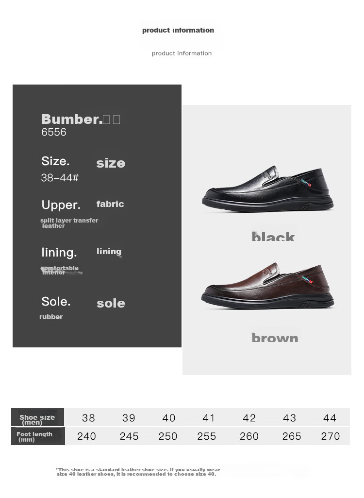 CARTELO Genuine Leather Men's Shoes, Business Casual Sports New Style for Autumn And Winter, Soft Thick-Soled Versatile Commuter Work High-End Black 54