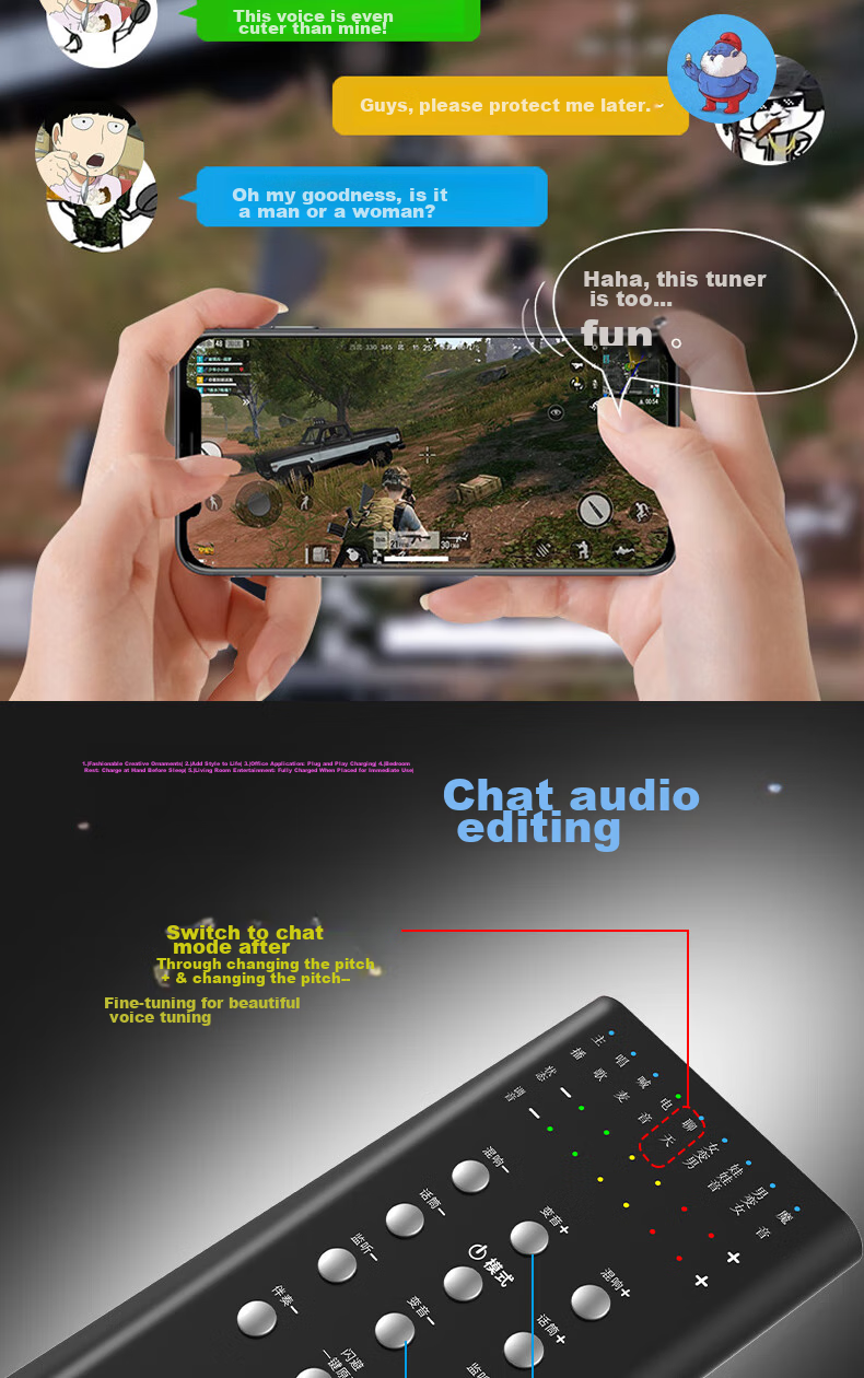 Mailang (Malau) S3 Voice Changer [Universal Version], Mobile Real-Time Voice Transformer for Male to Female And Male to Male, Live Streaming Karaoke Sound Card, Voice Call Computer Gaming Voice Modulator 4