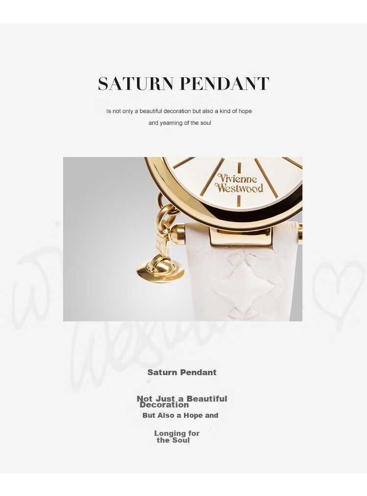 Vivienne Westwood Ladies' Watch, Small Gold Watch, Birthday Gift for Girlfriend, VV006WHWH 7