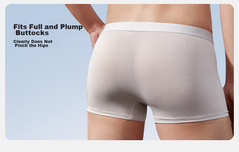 EMXEE New Disposable Underwear, Ice Silk Sterilized Shorts, Boxer Briefs, Large Size, Travel-Friendly, No-Wash, Business Trip, Individually Packaged XXXL 15