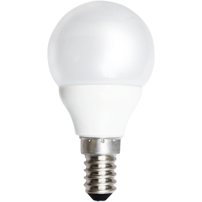 Foshanzhaoming LED Bulb, Energy-Saving Globe Light, 3W Small Base E14, Warm White 3000K, Pack of 2