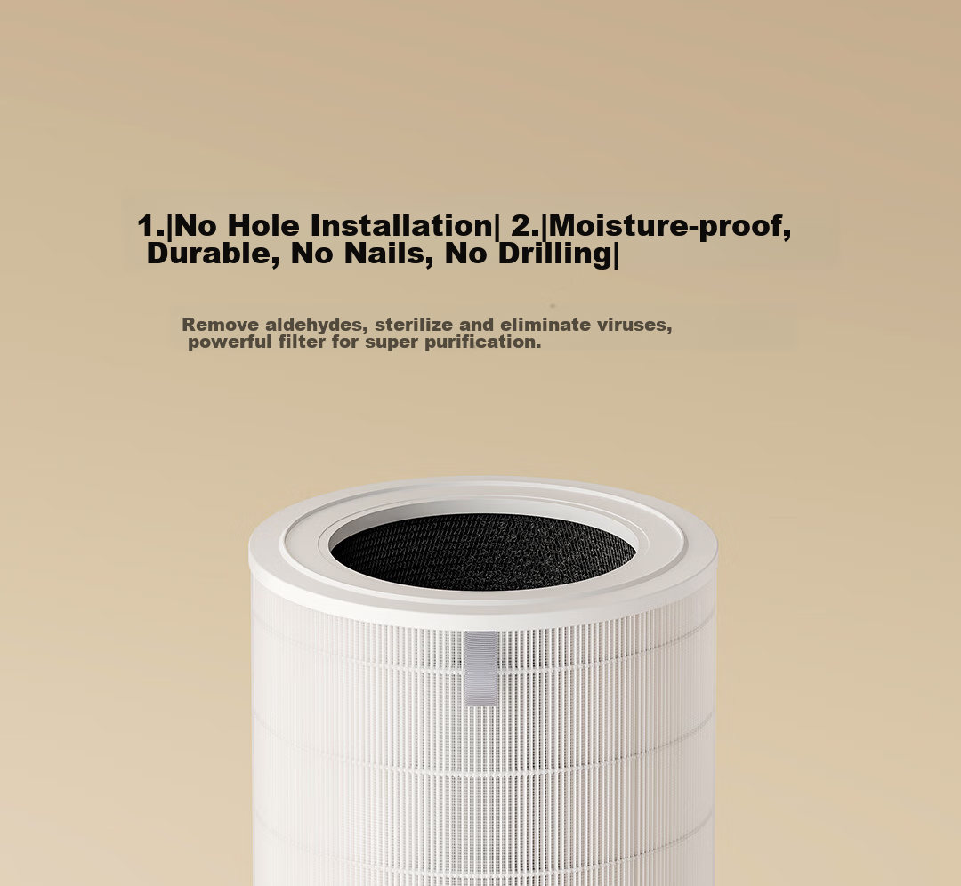 Mijia Xiaomi Air Purifier 5S Filter Cartridge, Removes Formaldehyde, Bacteria And Smoke Odors, Compatible with Air Purifier 5S [Accessory] 1