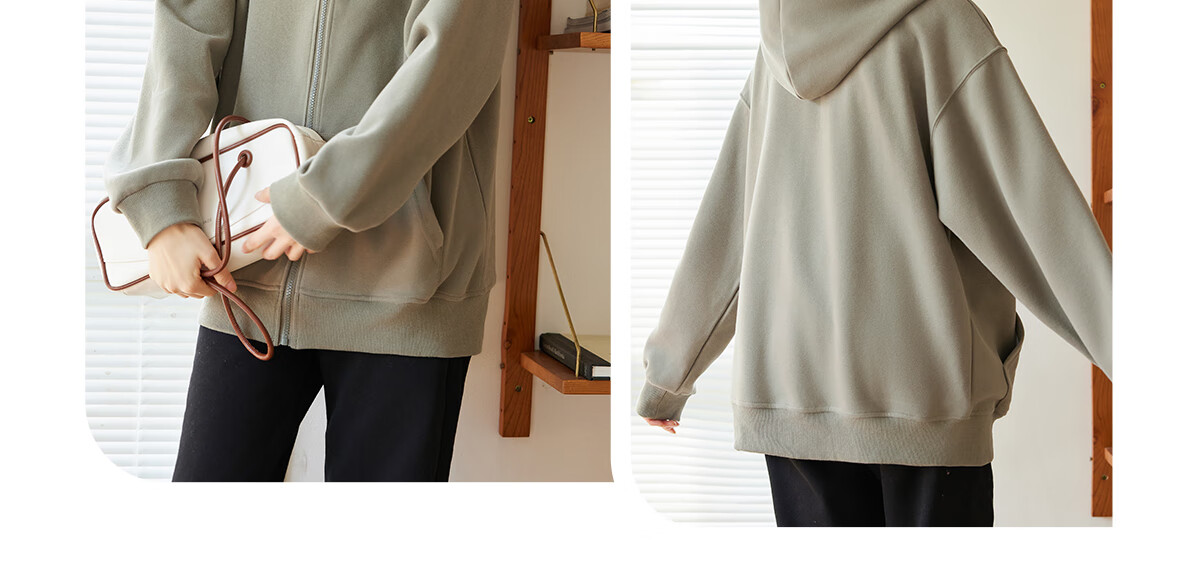 Halo Queen Women's Hoodie Jacket, Zip-Up Sweatshirt, New Year Red Outfit Top H143U1004 10