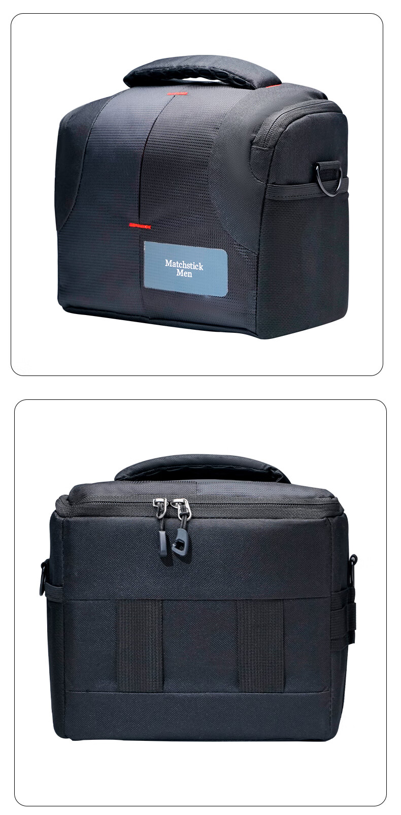 Matchstick Men FC-8818 Digital Mirrorless Camera Bag, Shoulder Crossbody Portable Photography Bag with Detachable Inner Liner, Casual Commuter Bag 12