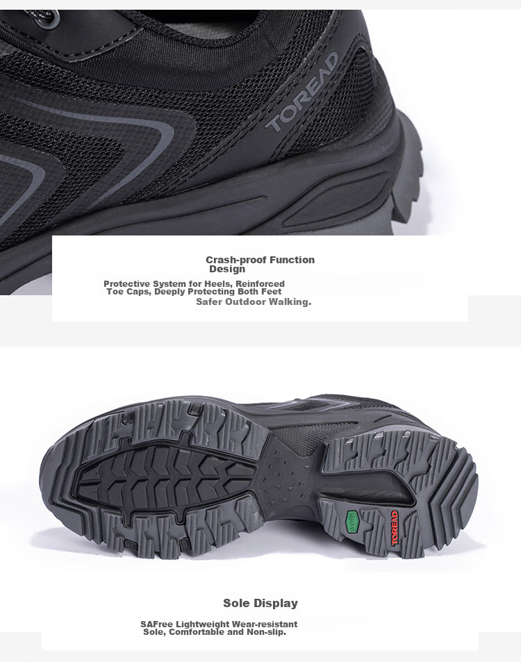 TOREAD Hiking Shoes, Spring And Summer Couple Breathable Casual Sneakers, Outdoor Non-Slip Wear-Resistant Mountaineering Shoes, TFAACN82732 16