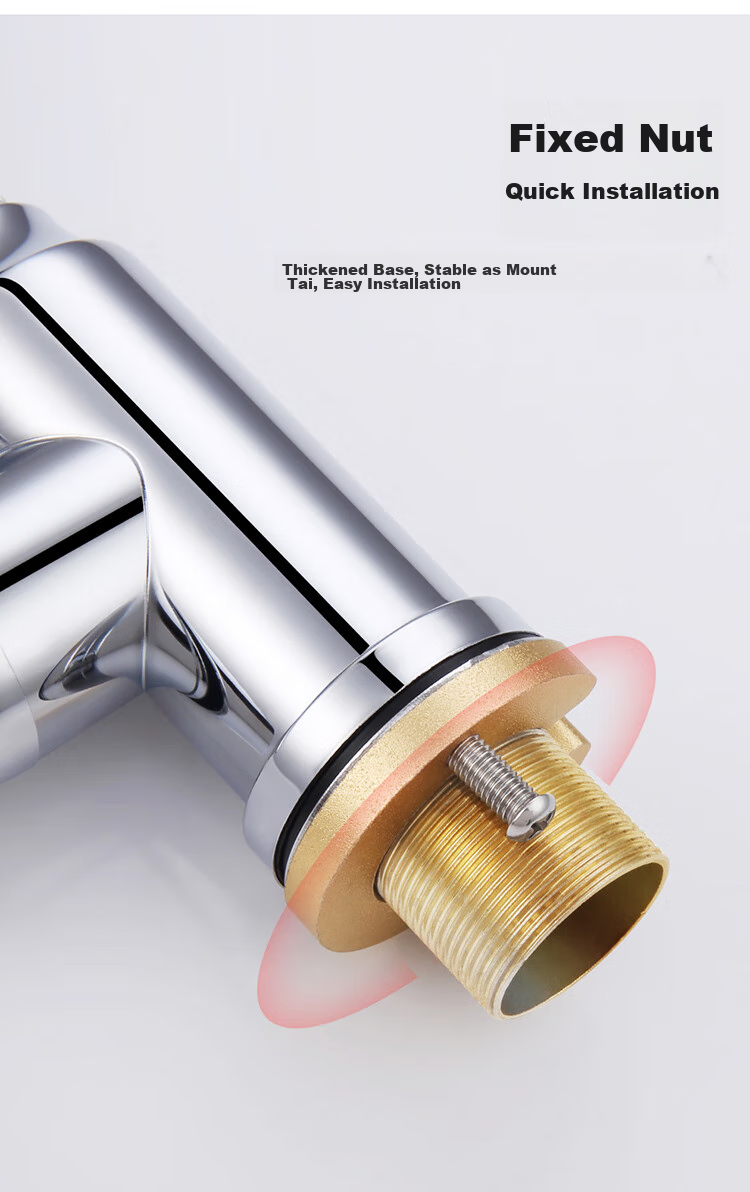 Larsd Kitchen Faucet, Sink Tap, Stainless Steel Sink Faucet, Double Temperature Hot And Cold Tap F065 10
