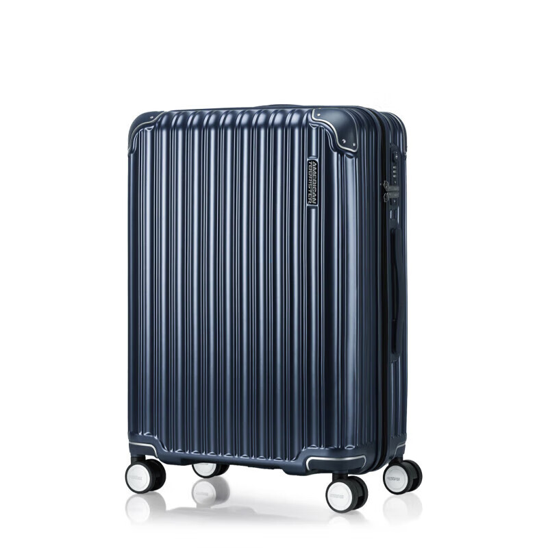 Чемодан AMERICAN TOURISTER, 28 дюймов, глубокий синий, с кодовым замком TSA, 4 колеса