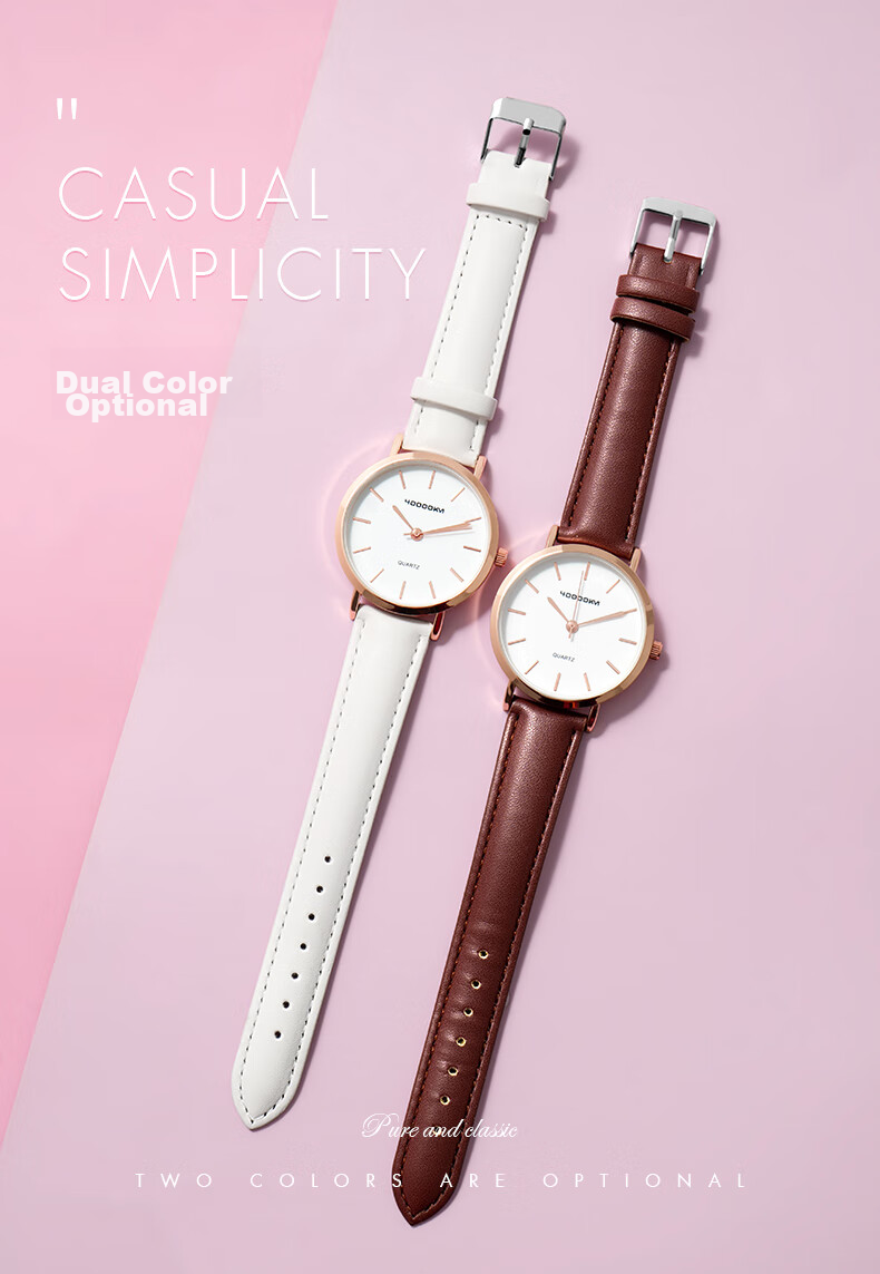 Siwangongli Ladies' Watch, Fashionable Trendy Girls' Wristwatch, Suitable for Middle And High School Students, Back-To Season And New Year Gift 6