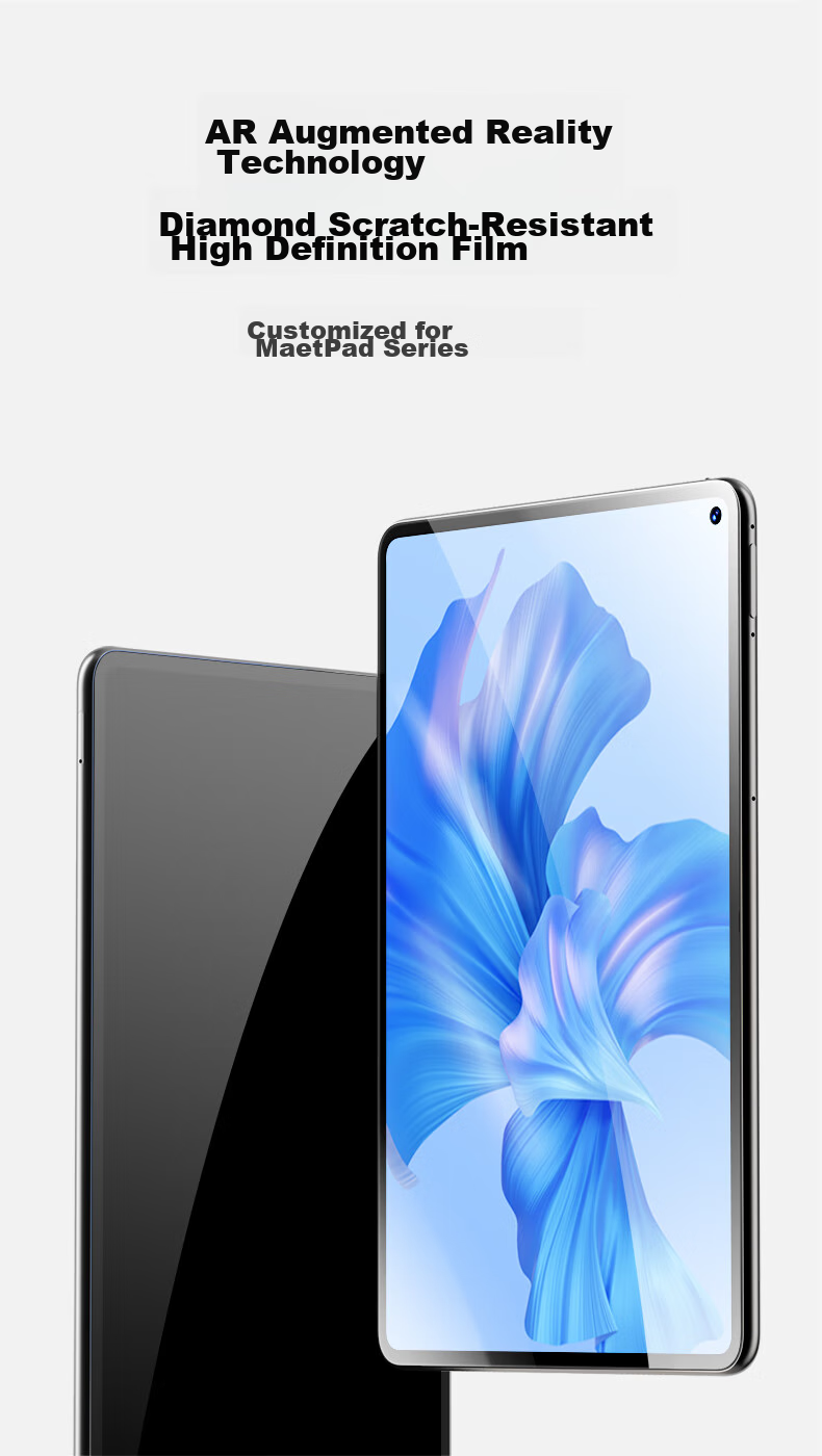CangHua Tempered Glass Screen Protector for Huawei MatePad Pro 11 (2024/2022 Models), Full Coverage Anti-Drop Anti-Fingerprint HD Protective Film for 11-Inch Tablet 3