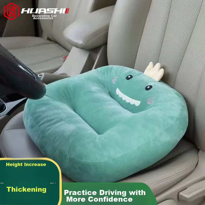 Huashi Car Seat Cushion Height-Increasing Pad, Driving Practice Seat Cushion for Short People, Female Driver Exam Seat Cushion, All-Season Universal