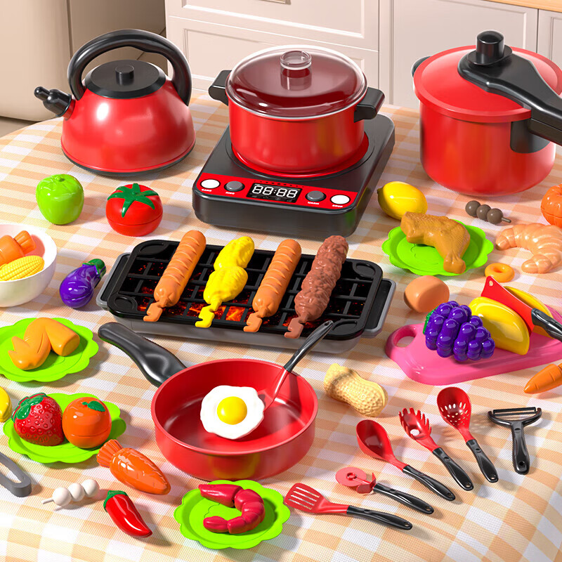 Детский игрушечный кухонный набор Miaobeile, Мини-кухня, игровой набор для приготовления пищи, подарок на Новый год