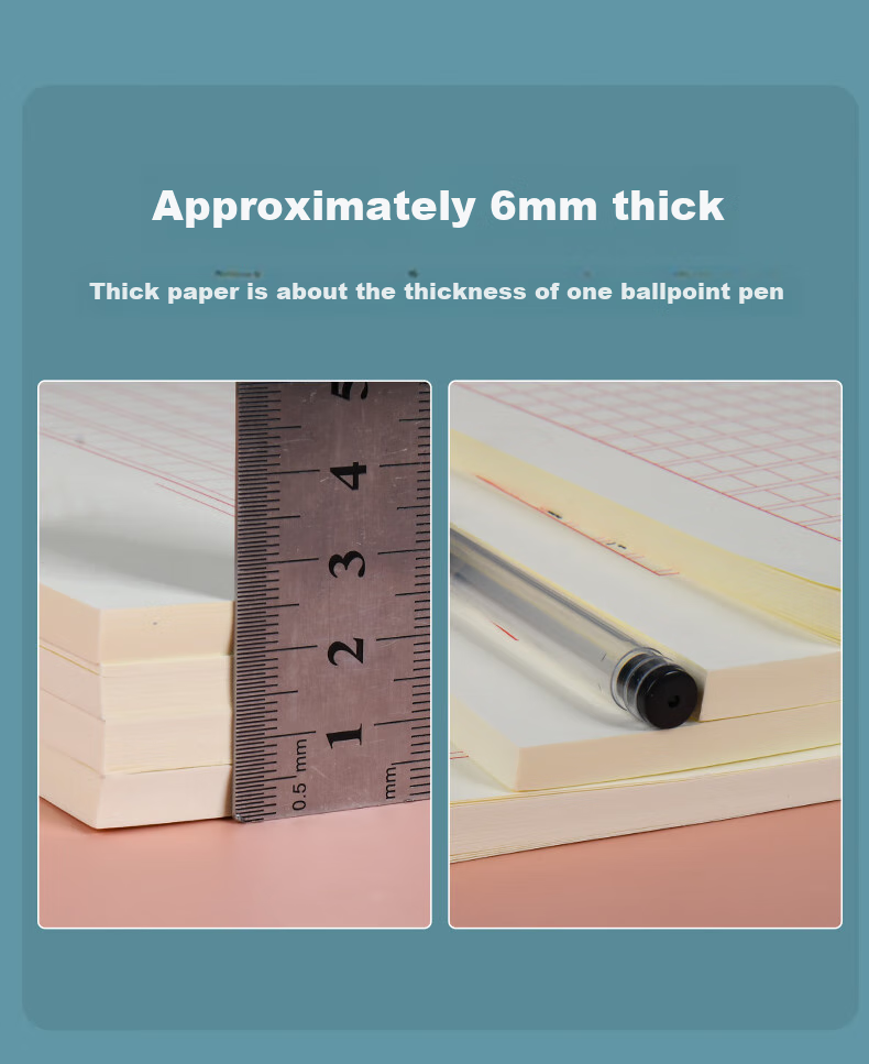 Weikeduoli A4 Grid Paper for Public Exam Essay Writing, Civil Service Exam Essay Answer Sheet, A4 Grid Notebook for Students Taking Civil Service Exams, Essential Thickened 50 Sheets 2-Pack [Bestselling Low Price] 14