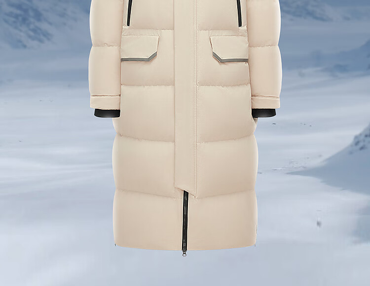 BOSIDENG [Guan Aideng Style] Extreme Cold Goose down Jacket for Men And Women, Couples Matching Long Hooded Warm Coat 11