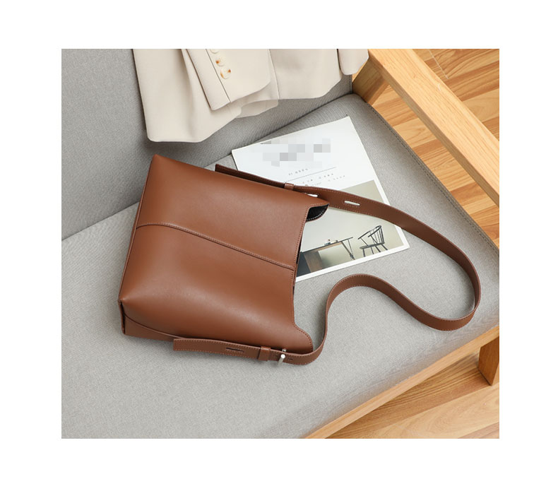 Viney Leather Handbag, Large Capacity Bucket Bag for Women, Light Luxury Shoulder Crossbody Bag, Practical Birthday And Mother's Day Gift for Mom 13