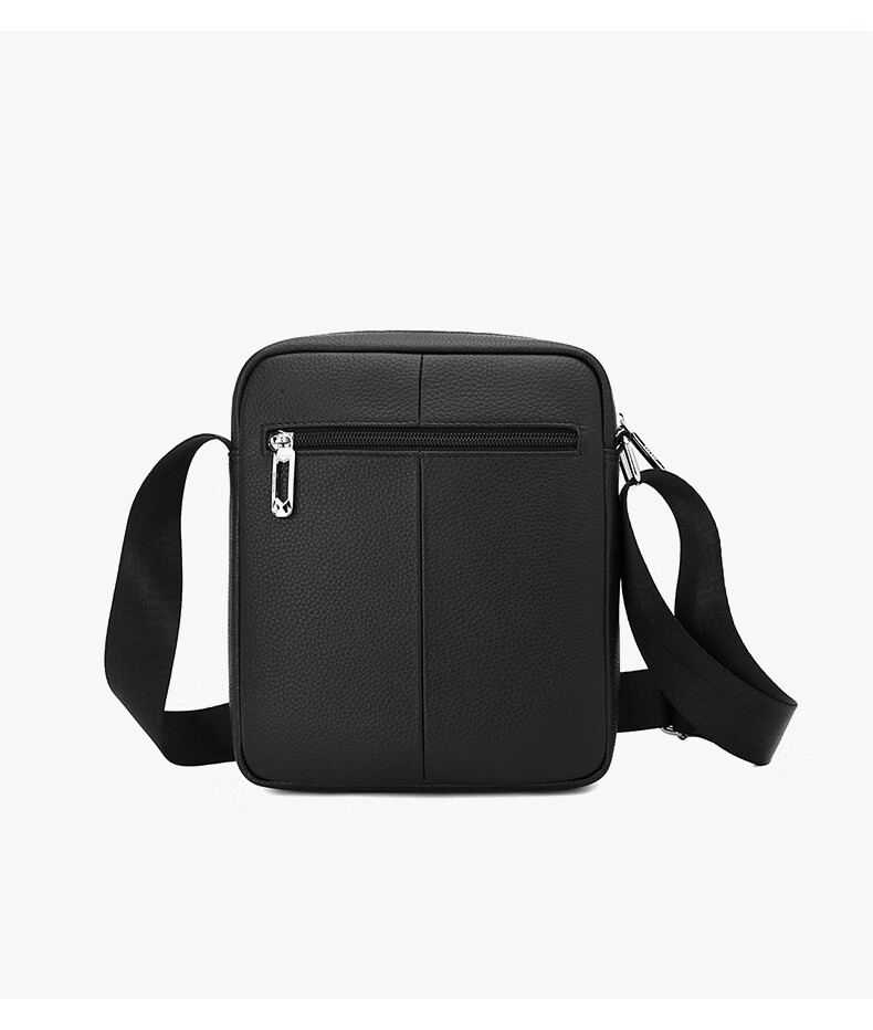 MEXICAN Men's Single-Shoulder Crossbody Handbag, Top-Grain Leather, Commuter Bag, Business Fashion, Travel-Friendly, Lightweight, Large Capacity, Birthday Gift 11