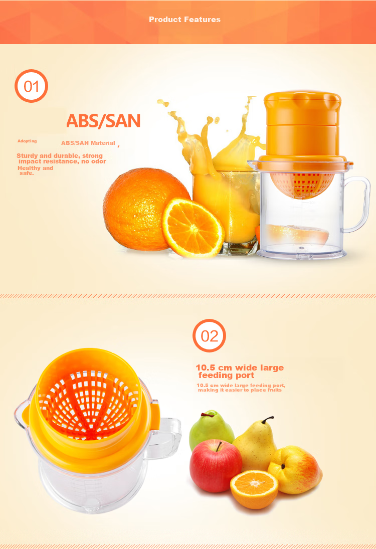 Matyz Baby Manual Juicer Simple Original Juice Maker MZ-0938 Orange Baby Food Supplement Fruit Juice 3