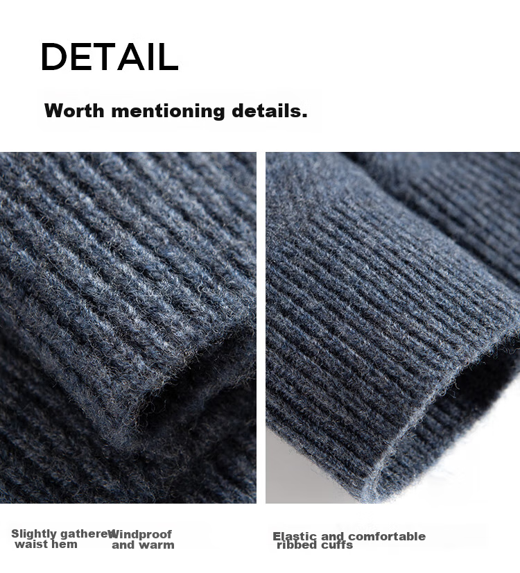 FIRS Wool Sweater, 100% Merino Wool, Heavyweight Thickened, Autumn And Winter Warmth, Soft And Comfortable, Non-Irritating, Anti-Pilling Sweater for Me 12
