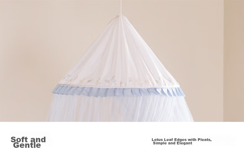 MEDOGA Class A Maternal And Infant Palace-Style Floor Mosquito Net, Home Use, Ceiling-Mounted, No Installation Required, Princess Style, Light Beige, 1.8 Meters [Romantic And Elegant] 32