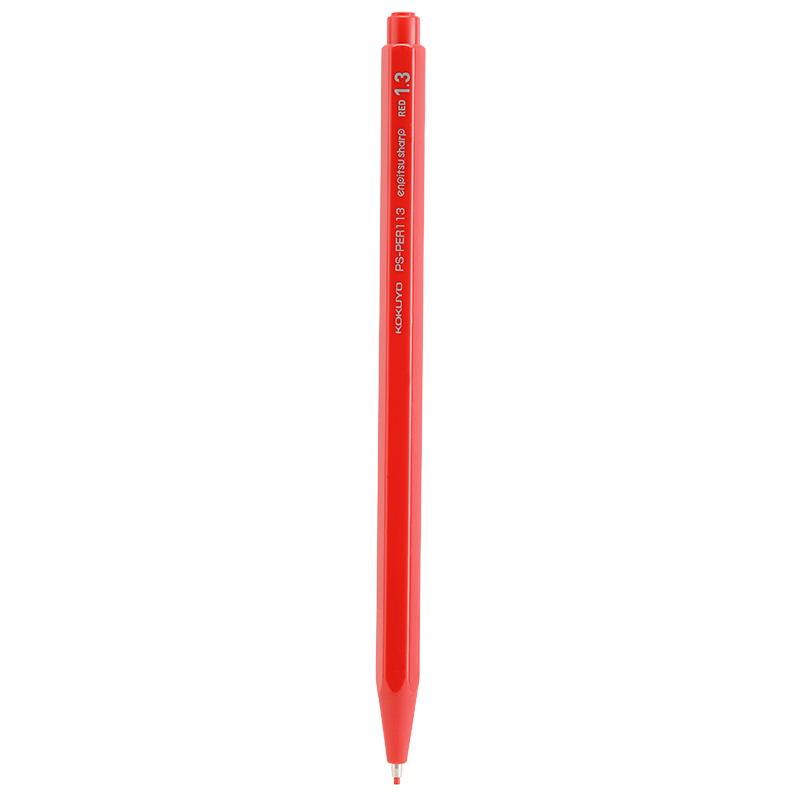 KOKUYO Imported Red Lead Refill Mechanical Pencil, 1.3mm Drawing Pencil, Anti-Break Lead Writing Pen, Red Lead Refill 1 Piece, PS-PER113