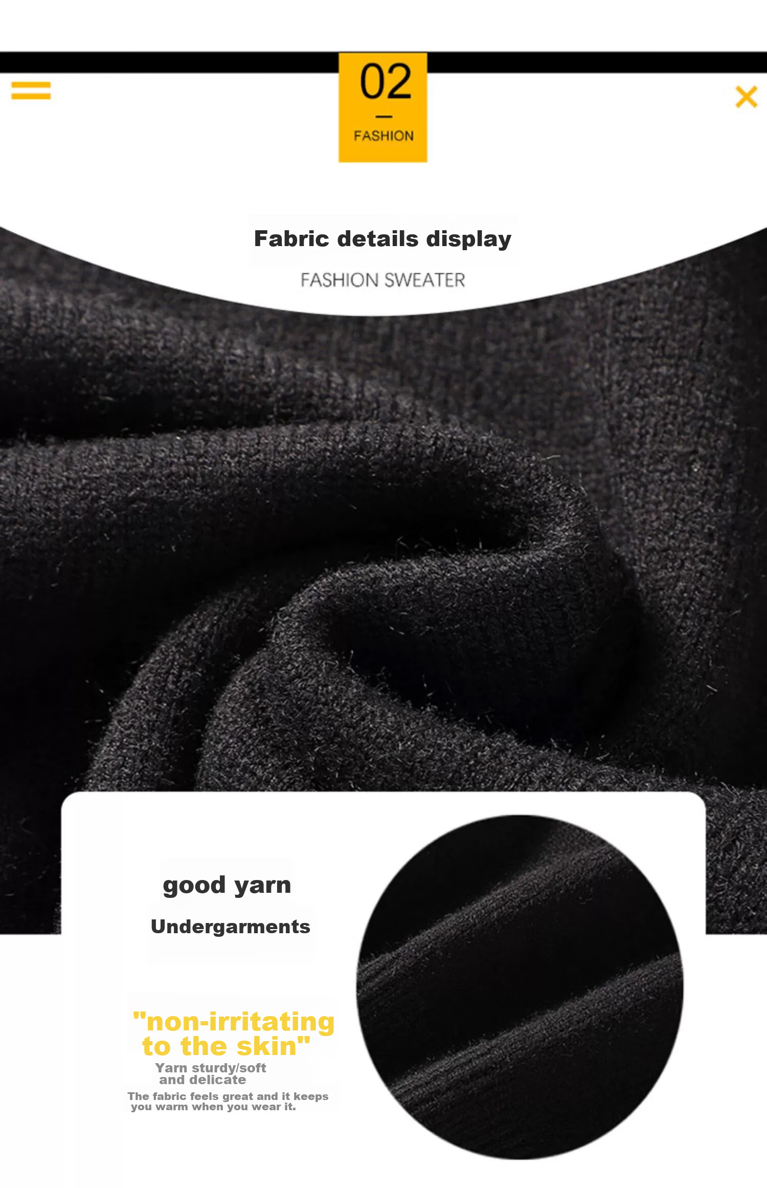 Huili Men's Sweater, Autumn And Winter Round Neck Pullover, Warm Base Layer Knit Sweater, Thick Comfortable Warm Top, Iron Gray, 4XL 3