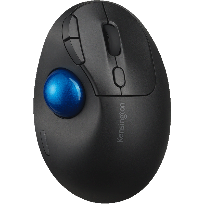 Kensington Pro Fit TB450 Vertical Trackball, Ergonomic Bluetooth Dual-Mode Mouse for Home Office Designers CAD Graphics Drawing K72194