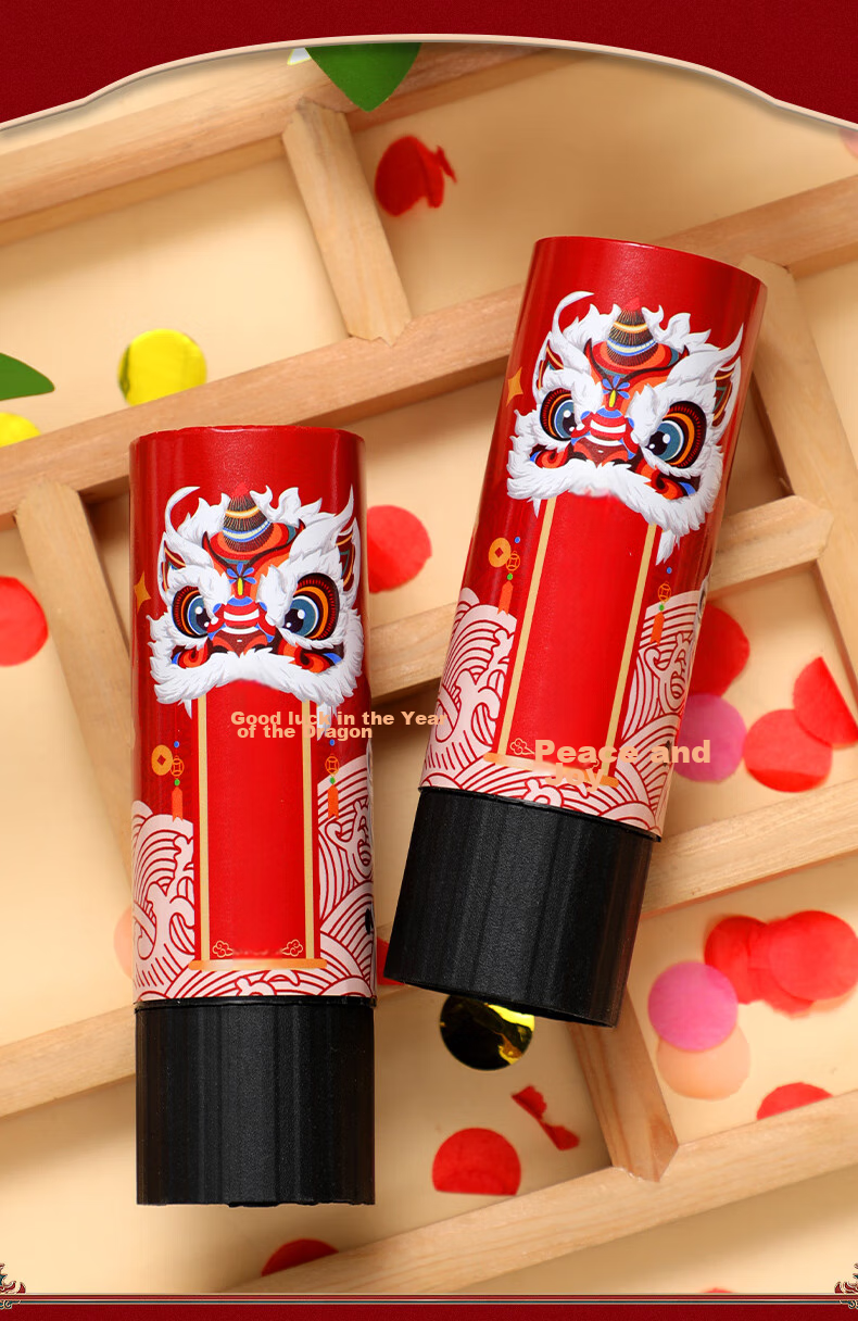 Hunlianqingcheng, Housewarming Confetti Cannon, Birthday Celebration, Business Opening, Auspicious Confetti, Wedding Handheld Spray, 4 Pieces Per Set 5