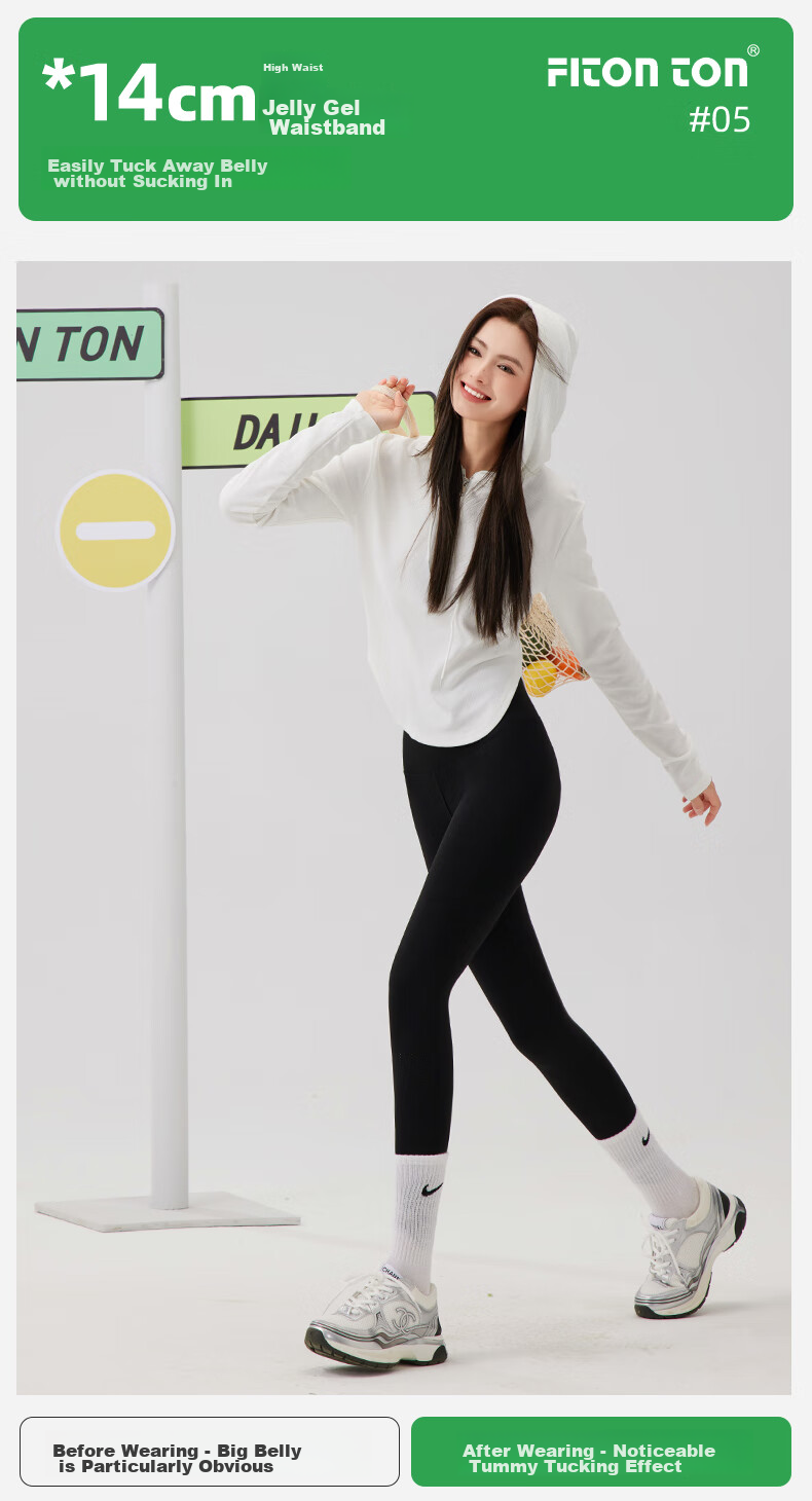 FitonTon Leggings for Women, Autumn And Winter Style, Outer Wear Pants, Tummy Control, Butt-Lifting Shark Pants, Tight-Fitting Yoga Pants, Slightly Compression Shaping 12
